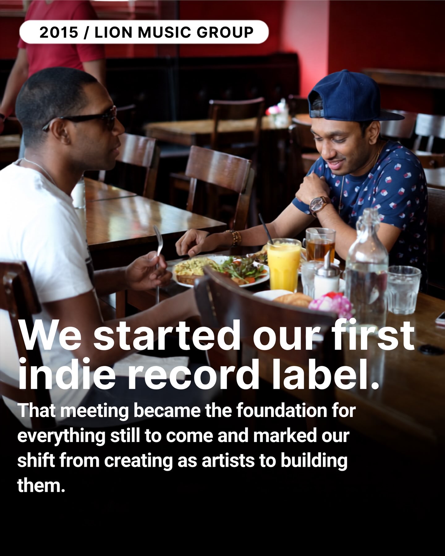 2015: KC and Bryan started their first independent record label, Lion Music Group